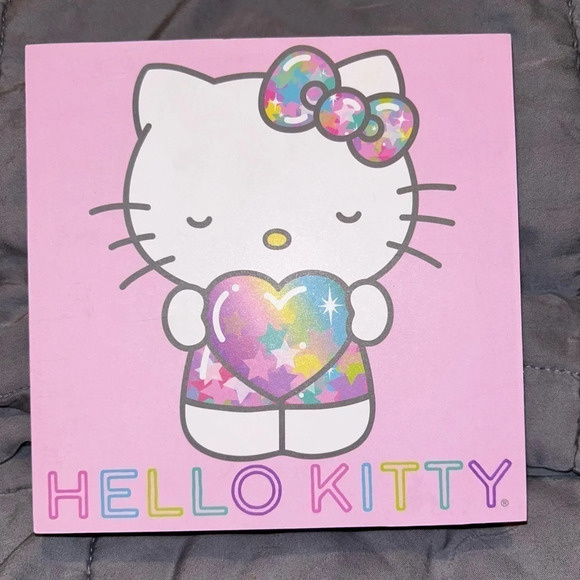 Pink Hello Kitty wooden wall hanging. 5x5". Pink with image of Hello Kitty. NEW! - Picture 2 of 6
